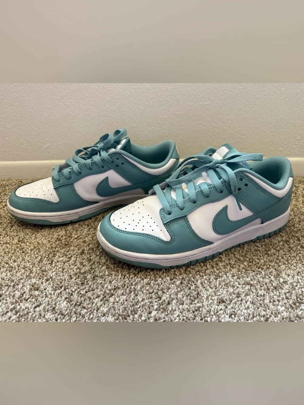 Adult size 9.5 true to size ,  White Low-Top Sneakers - Nike